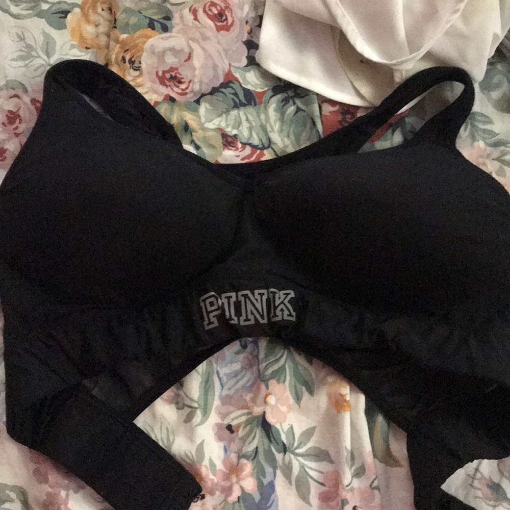 Pink bra